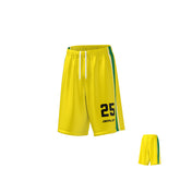 Basketball Shorts Stripes - Yellow